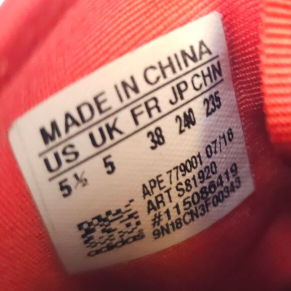 Adidas Originals Tubular Nova Triple Red Men’s Sneakers Size 5.5 - Picture 6 of 9